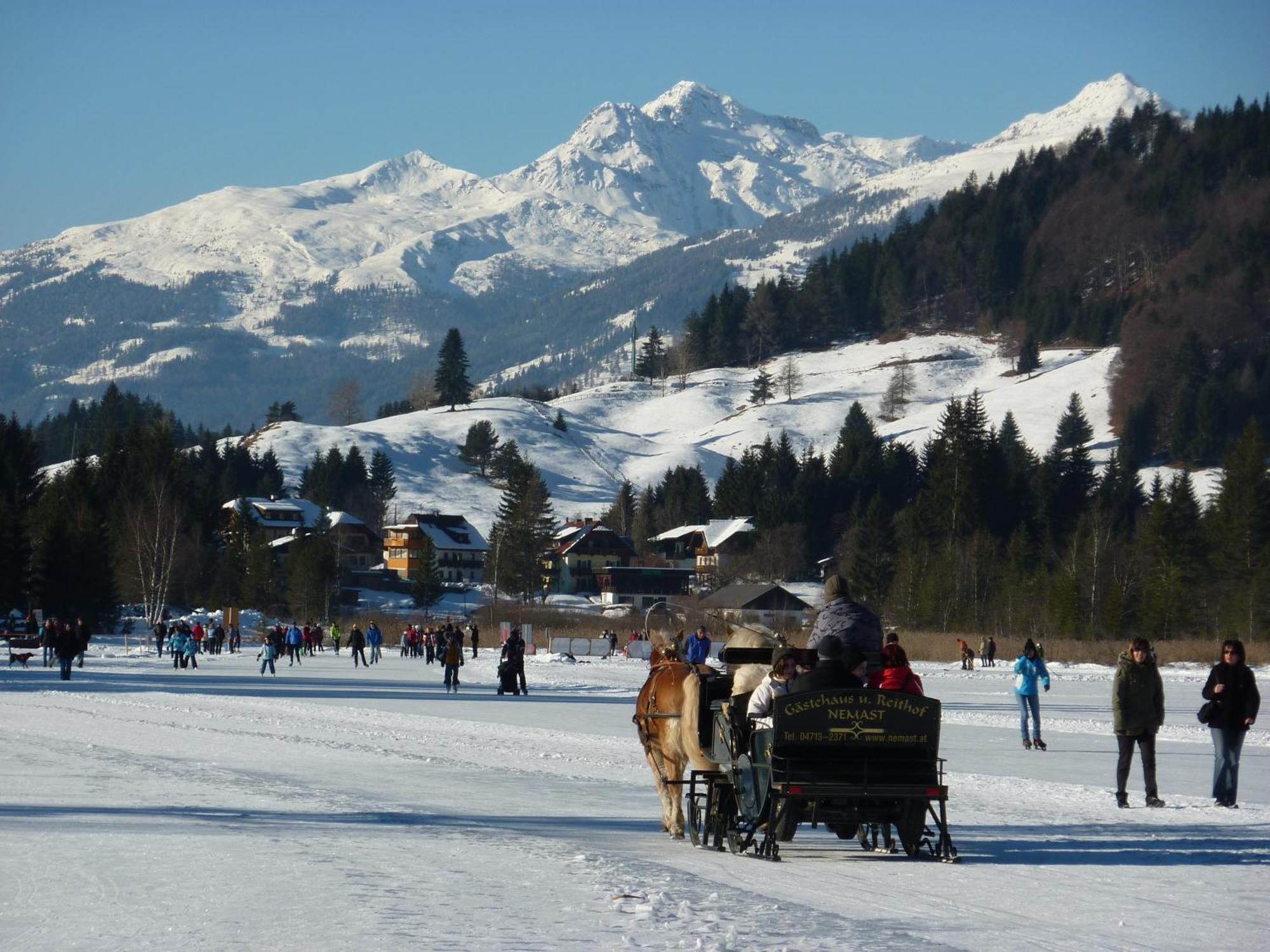 Kraners Alpenhof Bio Bed And Breakfast Pension Weissensee Exterior photo